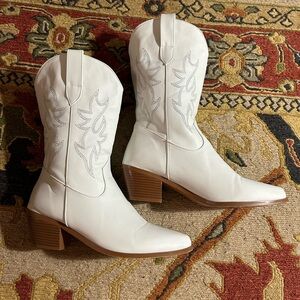 White Cowgirl Boots
